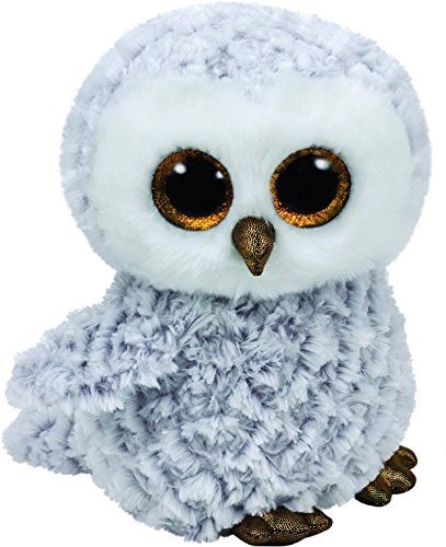Maskotka TY Beanie Boos Owlette - Biała sowa, 24 cm Meteor