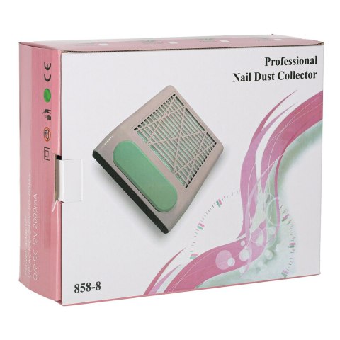 Pochłaniacz pyłu do paznokci manicure 80W filtr kasetowy bezworkowy Kik Sp. z o. o. Sp. k.