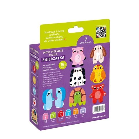 Puzzle Moje pierwsze puzzle - Zwierzątka CzuCzu