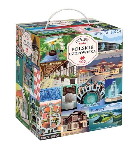 Puzzle Puzzlove Polskie uzdrowiska 500 elementów CzuCzu