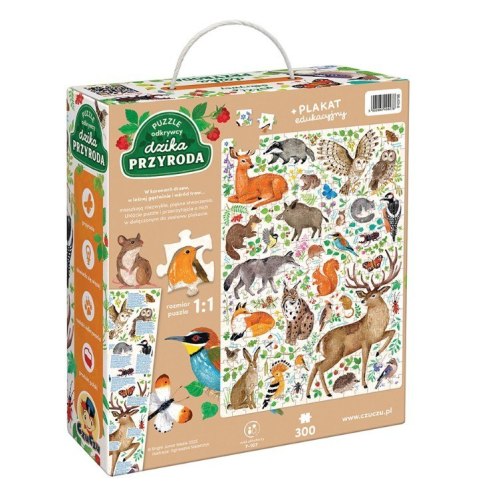 Puzzle odkrywcy - Dzika przyroda 300 elementów CzuCzu
