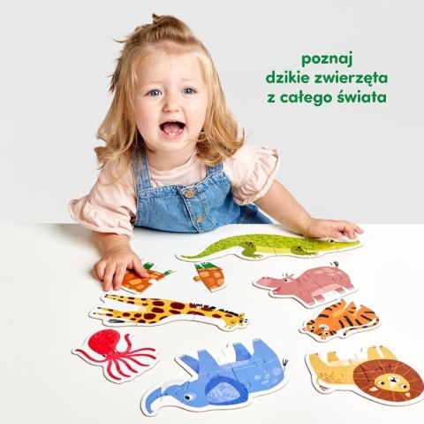 Puzzle progresywne - Dzikie zwierzątka CzuCzu