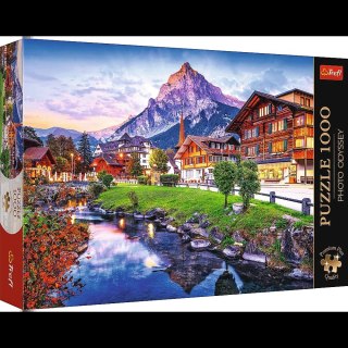 Puzzle - 1000 Premium Plus - Photo Odyssey: Alpejskie miasteczko - Trefl 10854 Trefl Puzzle