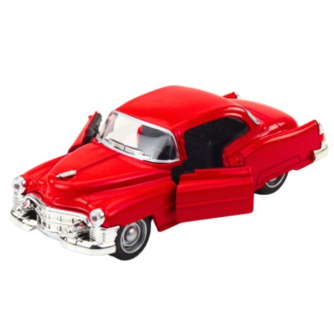 Autko Klasyczne Z Lat 50. Metalowe Napęd Pull-Back Otwierane Drzwi 1:32 Mix LEAN TOYS