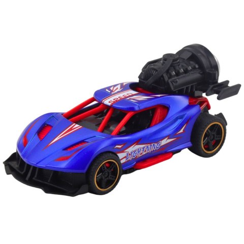 Autko Sportowe Z Napędem Światła Dźwięki Efekt Dymny 1:36 Mix LEAN Toys