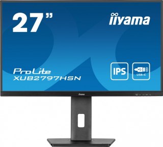 Monitor 27 cali XUB2797HSN-B2 IPS,FHD,USB-C Dock,HAS,300cd /5y/ IIYAMA