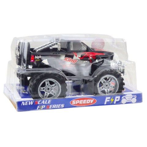 Samochód Terenowy King Z Napędem Na Tył Czerwono-Czarny 27cm LEAN Toys