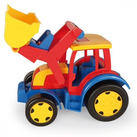 Pojazd Traktor ładowarka Gigant czerwono-żółty Wader