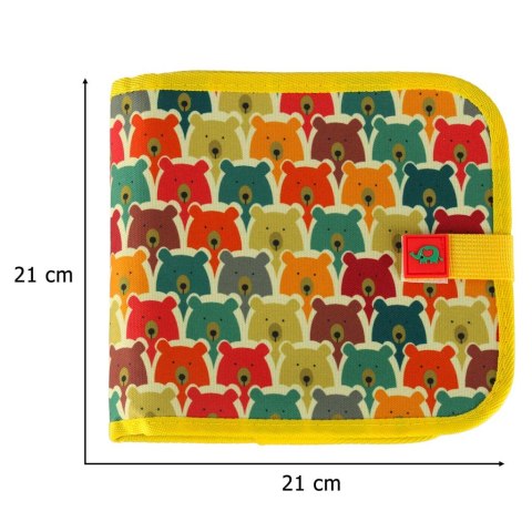 Tablica kredowa przenośna miękka książeczka notes szkicownik miś Kik Sp. z o. o. Sp. k.