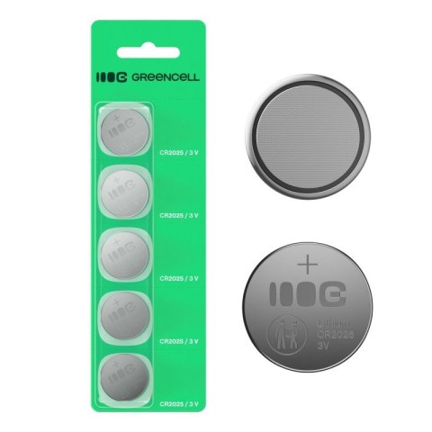 Baterie guzikowe CR 5x CR2025 Green Cell