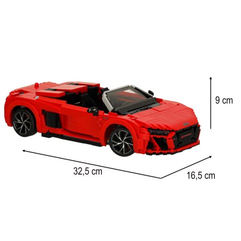 Samochód Rastar 93800 AUDI R8 Spyder 1:14 klocki 1440 el. Kik Sp. z o. o. Sp. k.