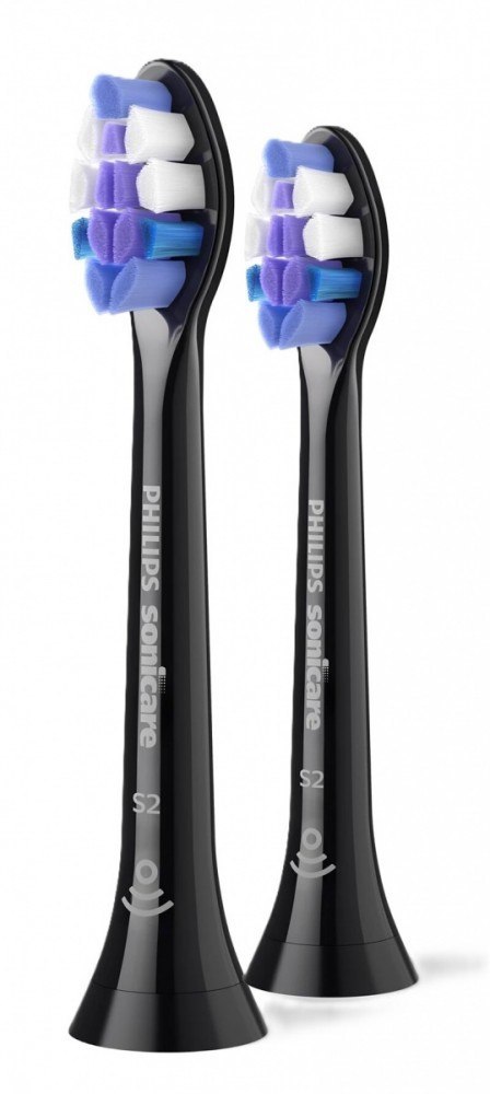 Zestaw 2 końcówek Sensitive Standard HX6052/88 czarny Philips