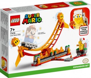 Klocki Super Mario 71416 Przejażdżka po fali lawy - zestaw rozszerzający LEGO