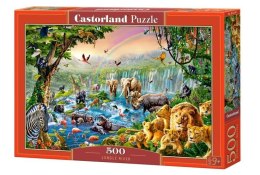 Puzzle 500 elementów Rzeka w dżungli Castor