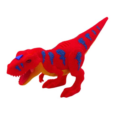 Ciężarówka Transport Dinozaurów Figurka Światła Dźwięki Zielona 1:10 LEAN Toys