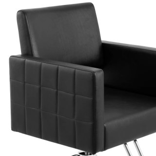 Fotel fryzjerski barberski kosmetyczny z podnóżkiem Physa RIBBLETON - czarny Physa