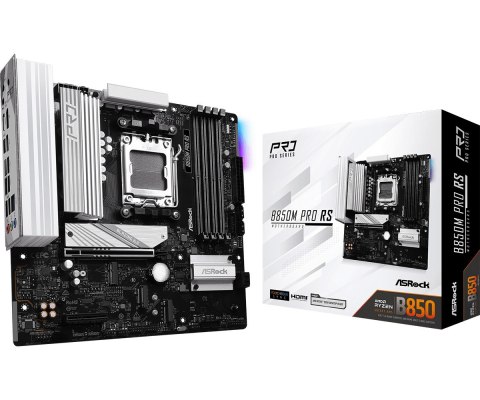 Płyta główna B850M PRO RS AM5 4DDR5 mATX ASRock