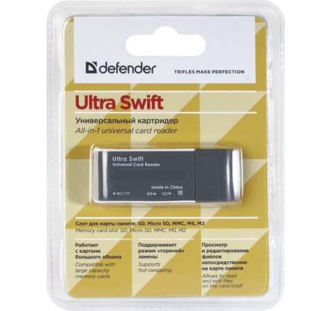 Czytnik kart pamięci ULTRA SWIFT USB 2.0 Defender