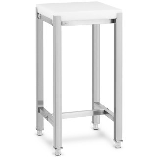 Kloc masarski rozbiorowy z polietylenu na stalowej podstawie 40 x 40 x 80 cm Royal Catering