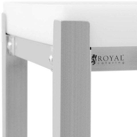 Kloc masarski rozbiorowy z polietylenu na stalowej podstawie 40 x 40 x 80 cm Royal Catering