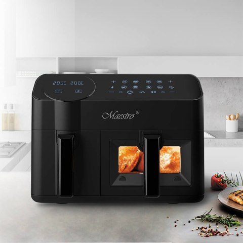 Frytownica beztłuszczowa podwójna 3,5l + 6l 2400W MR-760 Feel-Maestro