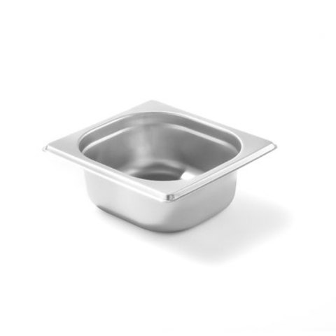 Pojemnik GN 1/6 wys. 65 mm ze stali nierdzewnej - Hendi 800621 Hendi