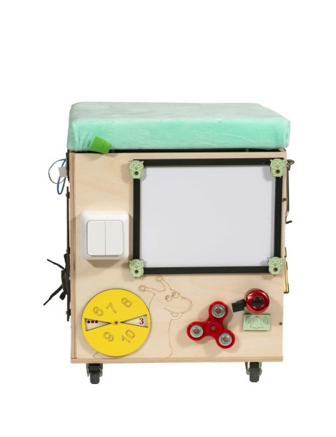 Puf manipulacyjny LAS z siedziskiem kółeczkami "3Toysm" Dzięgielewski Tomasz