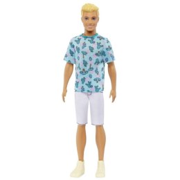 Barbie Fashionistas Ken Niebieski T-shirt w kaktusy Mattel