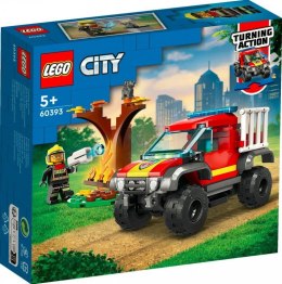Klocki City 60393 Wóz strażacki 4x4 - misja ratunkowa LEGO