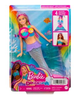 Lalka Barbie Malibu Syrenka Migoczące światełka Mattel