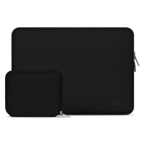 Torba etui pokrowiec na laptopa 15-16'' + etui na akcesoria - czarna Tech-Protect
