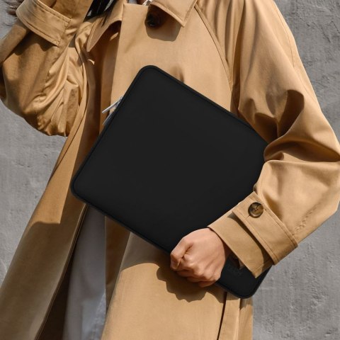 Torba etui pokrowiec na laptopa 15-16'' + etui na akcesoria - czarna Tech-Protect