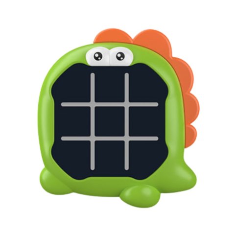 Gra Elektroniczna 3w1 Kółko i Krzyżyk Memory Dinozaur Zielony LEAN Toys