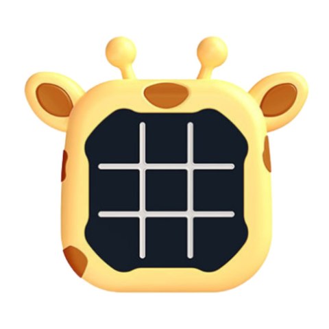 Gra Elektroniczna 3w1 Kółko i Krzyżyk Memory Żyrafa Żółta LEAN Toys