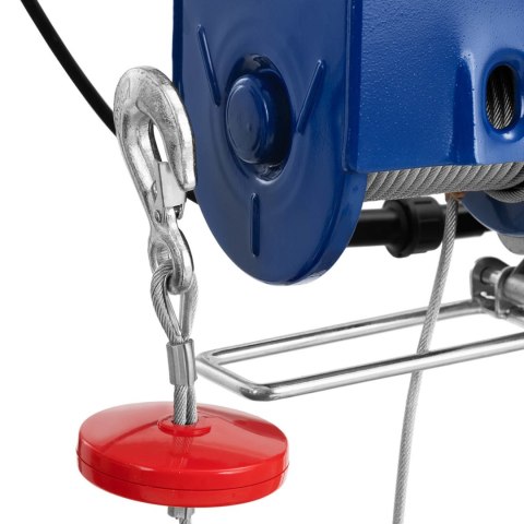 Wciągarka elektryczna z suwnicą linowa 1350 W 12 m 400 kg MSW