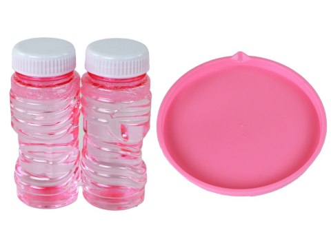 Maszyna Do Baniek Mydlanych Bańki Mydlane Elektryczny Pistolet Różowy LEAN Toys