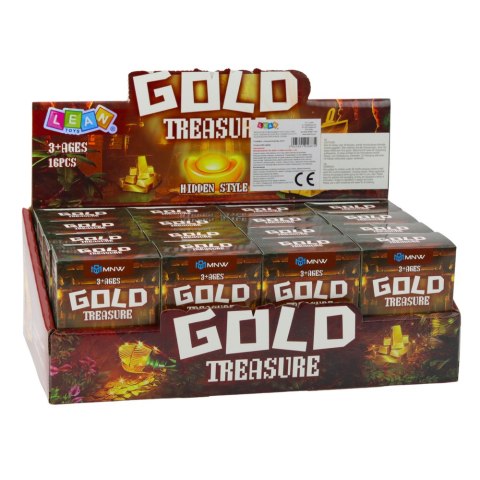 Zestaw Kreatywny Wykopaliska Złota Pudełko Niespodzianka LEAN Toys