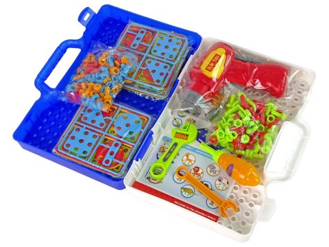 Zestaw Puzzli 3D DIY Wkrętarka Teczka LEAN Toys