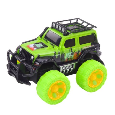 Zestaw Samochód Terenowy Klatka Z Dinozaurem T-Rex LEAN Toys