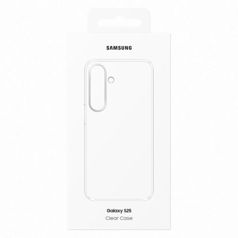 Etui silikonowe plecki Samsung Clear Case do Samsung Galaxy S25 - przezroczyste SAMSUNG
