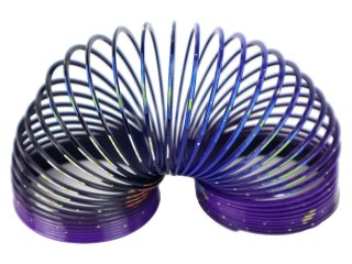 Kultowa Sprężyna Fioletowa Motyw Planet Relaksacyjna 6CM LEAN TOYS