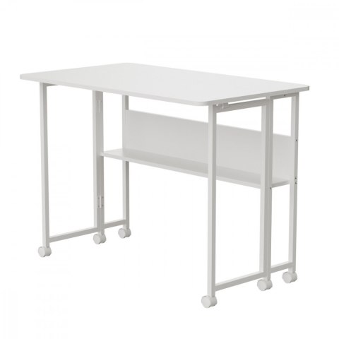 Biurko mobilne MC-126W 50 kg Białe Maclean