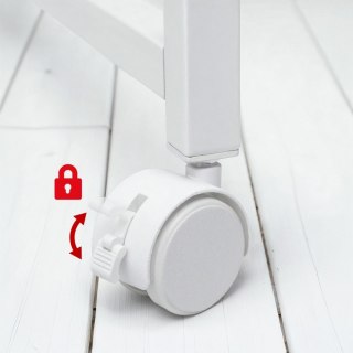 Biurko mobilne MC-126W 50 kg Białe Maclean