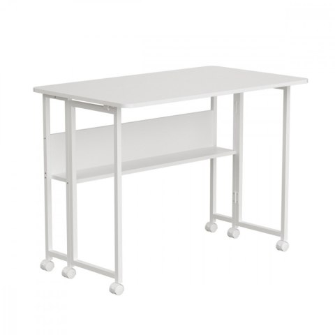 Biurko mobilne MC-126W 50 kg Białe Maclean