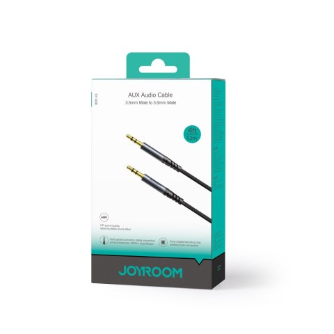 Kabel przewód Audio Stereo AUX 3.5mm mini jack 1.2m czarny JOYROOM