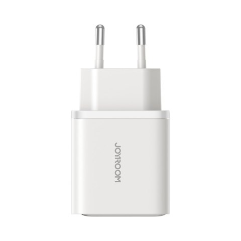 Ładowarka sieciowa USB-C - USB-A 30W PD - biała JOYROOM