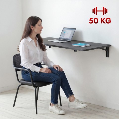 Składana półka 100x40cm MC-128 B Maclean