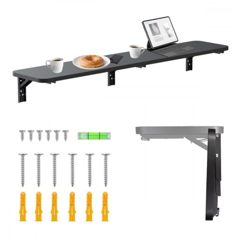 Składana półka MC-129 B 100x20 cm Maclean