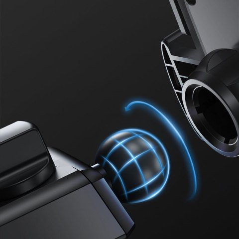 Uchwyt na telefon z teleskopowym wysuwanym ramieniem na deskę rozdzielczą i szybę czarny JOYROOM