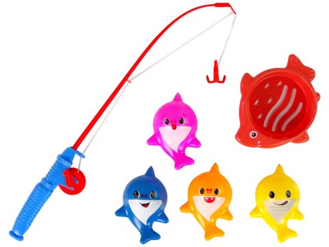 Gra Zręcznościowa Łowienie Rybek Wędka Rybki LEAN Toys